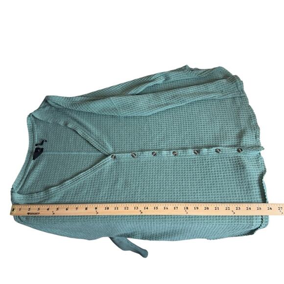 Urban Outfitters Out From Under Jojo Button Front‎ Waffle Knit Top Women’s Small - Picture 5 of 9